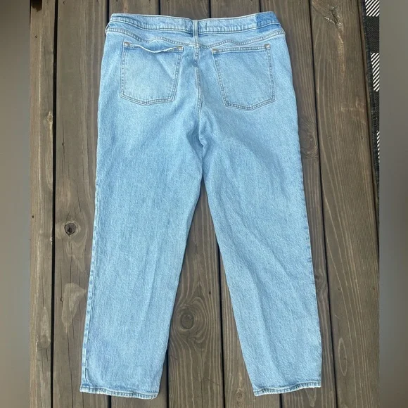 Abercrombie & Fitch The Straight Mid Rise Jeans - Picture 2 of 3